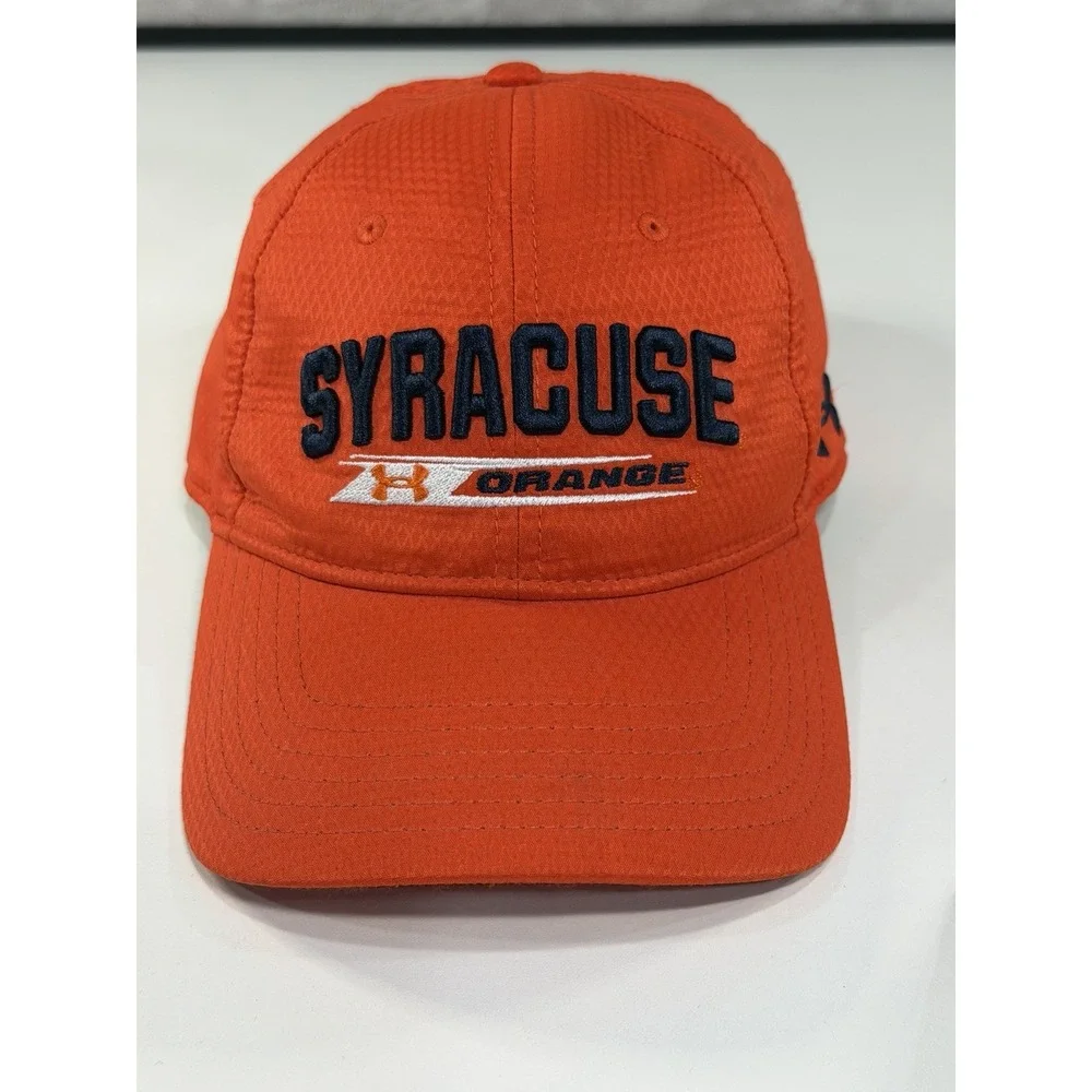 Under Armor Syracuse Orange Hat Cap OSFA Performance Mesh Adjustable Hook & Loop